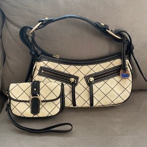 Dooney & Bourke Signature Purse & Wristlet